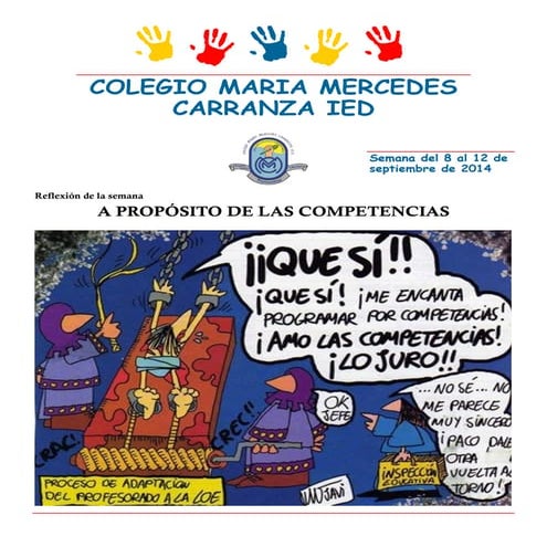 Semana del 8 al 12 de septiembre de 2014