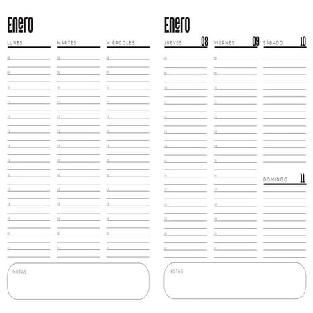 Comprehensive Monthly Calendar and Scheduling Planner in Spanish | PDF
