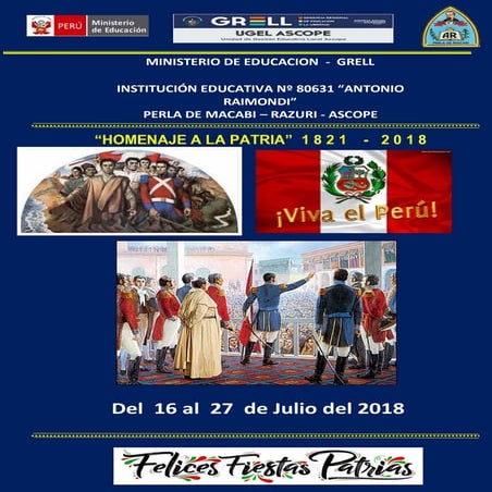 Semana patriotica para imagnes a slidshare