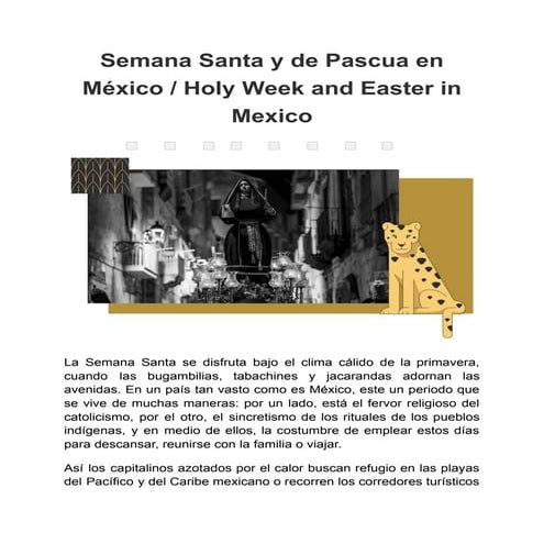 Semana Santa y de Pascua en México / Holy Week and Easter in Mexico