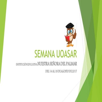 Semana uoasar 2017