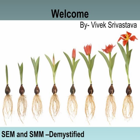 Sem and smm –demystified  vivek