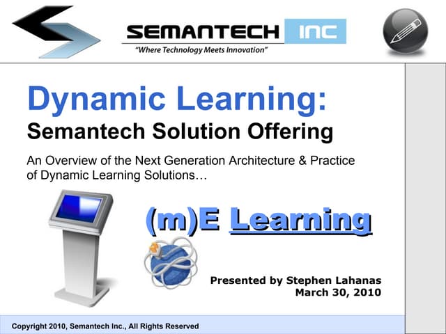 Dynamic Learning