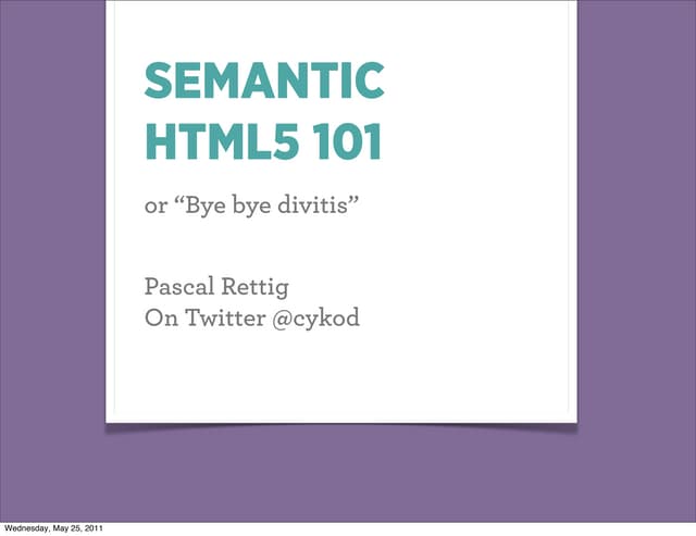 Semantic chop
