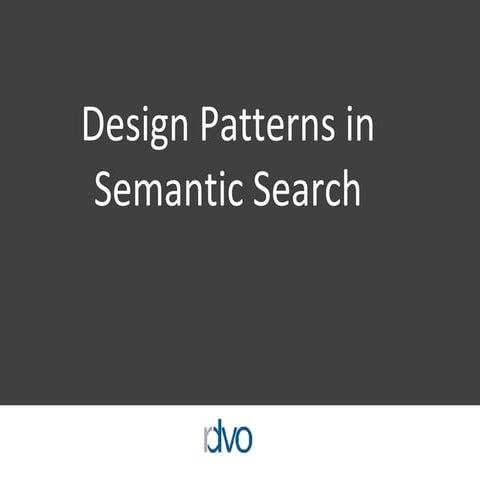 Site Search - patterns and analysis | PPTX