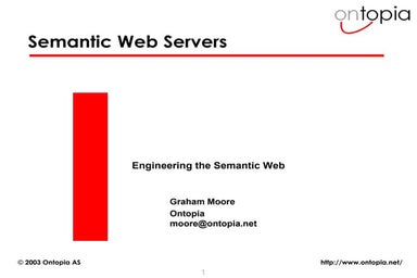 Semantic Web Servers
