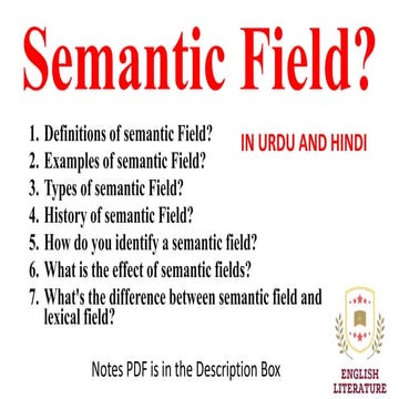 Semantic Field (1).pptx