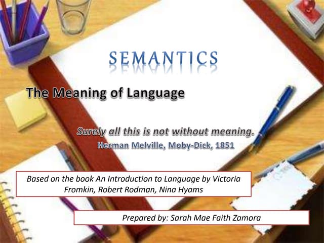 Semantics