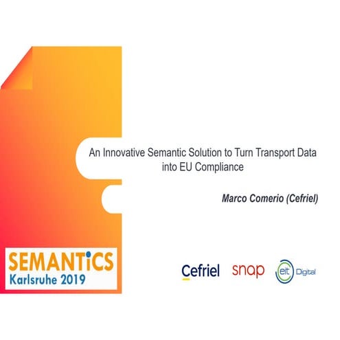 The Snap Solution to Turn Transport Data into EU Compliance | PPT