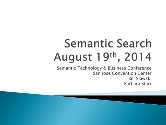 Semantic search