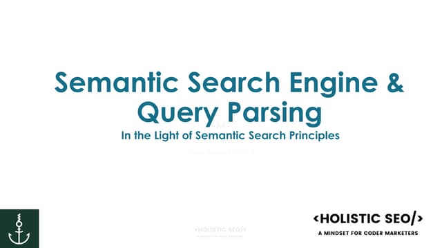 Semantic Search Engine: Semantic Search and Query Parsing with Phrases and En...