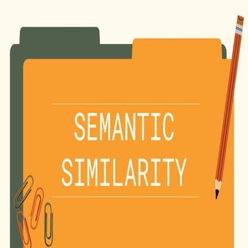 Semantic Similarity