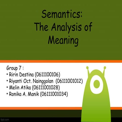 Semantics