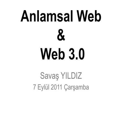Anlamsal Web