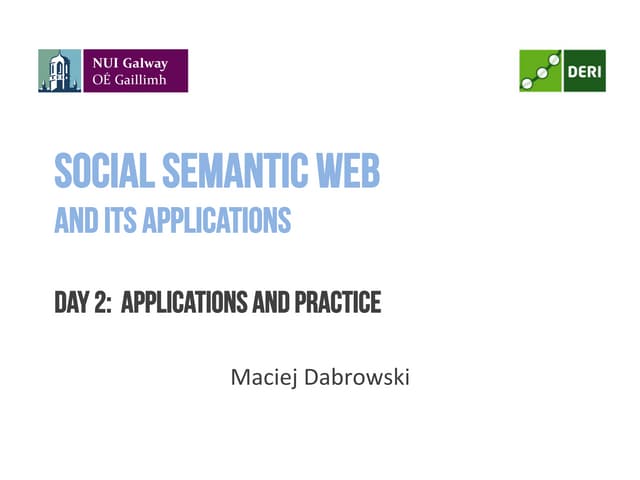 Short guide to the Semantic Web