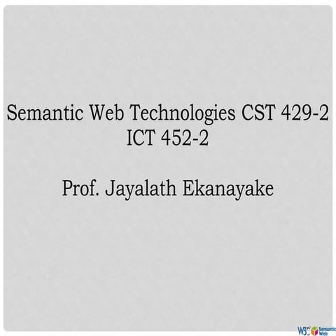 Introduction to RDF | PPT