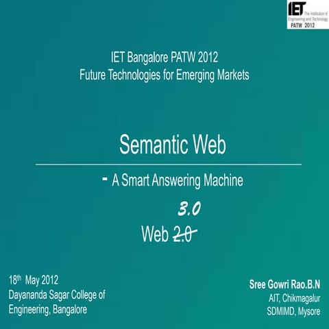 Semantic Web   Web 3.0