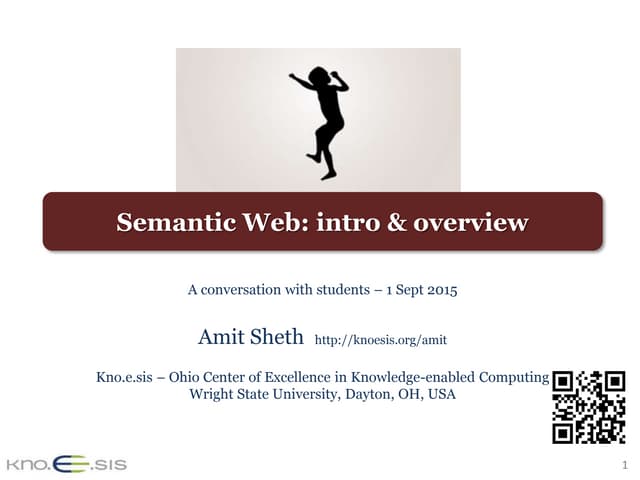 Semantic Web: introduction & overview