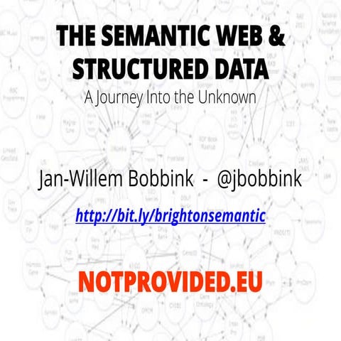 Semantic web & structured data  - #BrightonSEO