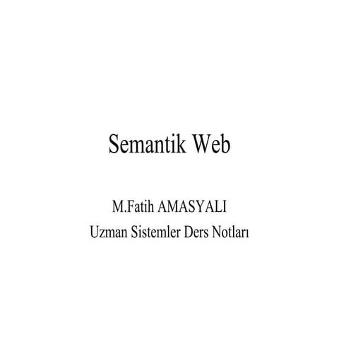 Semantik web 43slayt