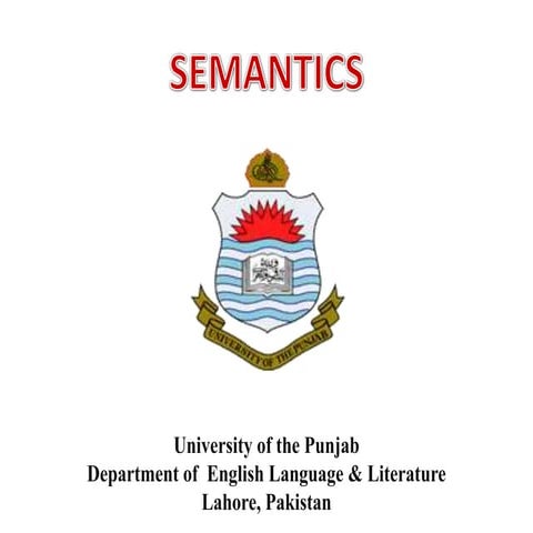 Semantics