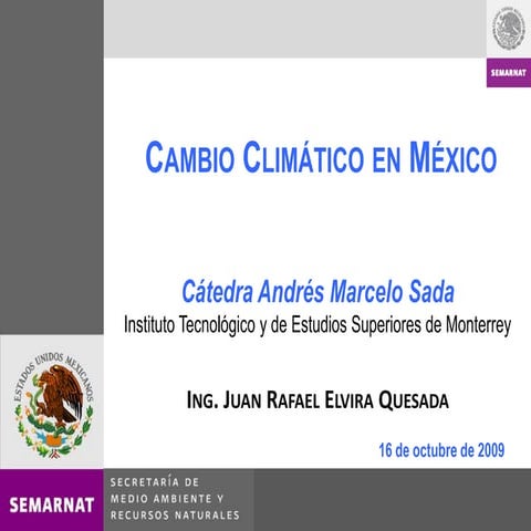 Cambio Climático en México