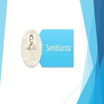 Semblanza | PPTX