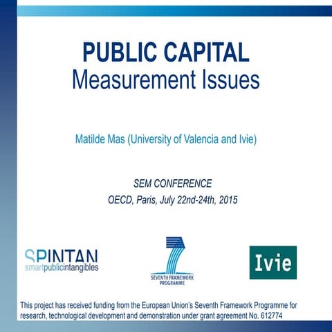 PUBLIC CAPITAL. Measurement Issues