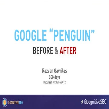 Google Penguin Before & After - SEMdays