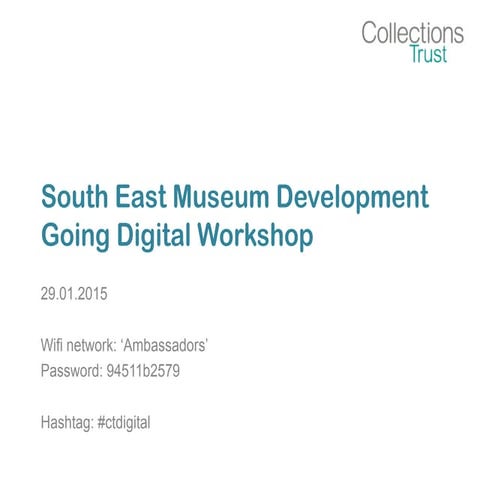 Going Digital - Introductory Workshop