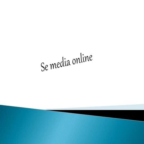 Se media online