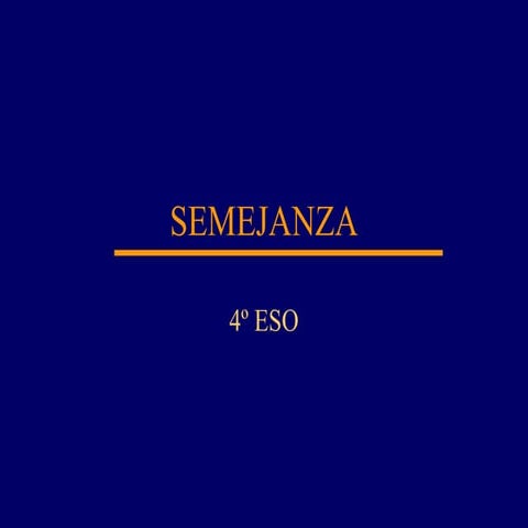 Semejanza