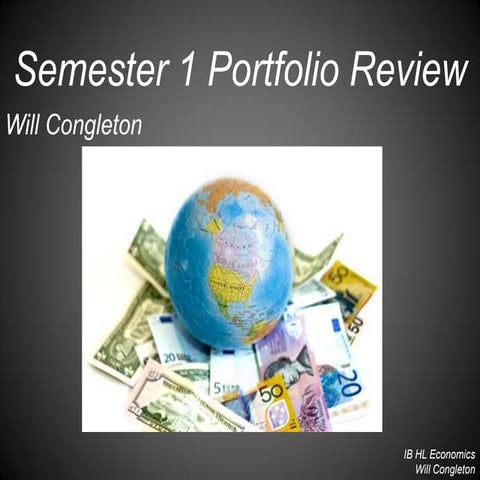 Semester I Portfolio Review