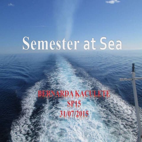 20150731 DW Debate: Viagens De Circum-Navegação - Bernada Kaculete