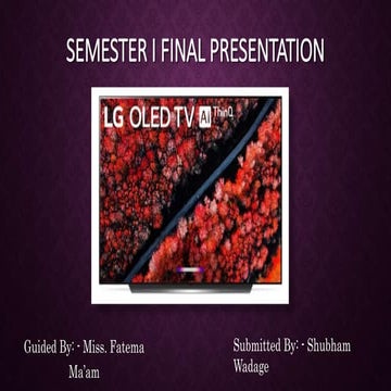 Semester i final presentation