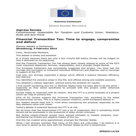 Semeta on ftt(4.02.14)