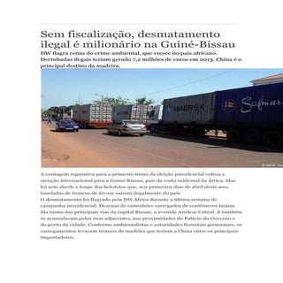 Sem fiscalização, desmatamento ileg...