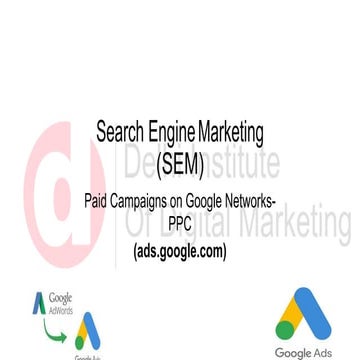 Sem google ads &amp; ppc  c