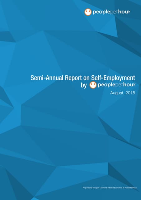 Semi Annual Report On Self Employment