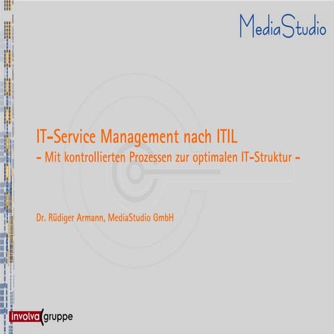 IT-Service Management nach ITIL