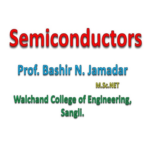 Semiconductor Multiple choice question