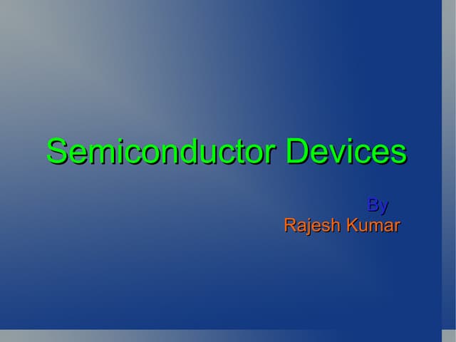 Semiconductor Devices
