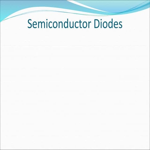 Semiconductor diodes1