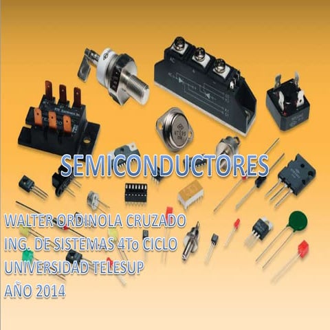 Semiconductores intrínsecos | PPTX