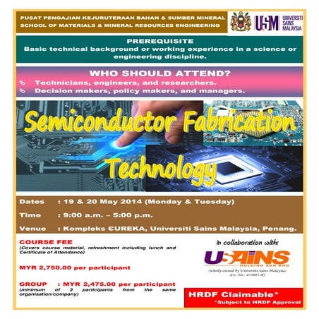 SEMICONDUCTOR FABRICATION TECHNOLOGY MAY 2014 | PDF
