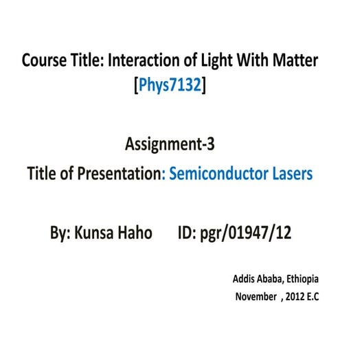 Semiconductor laser
