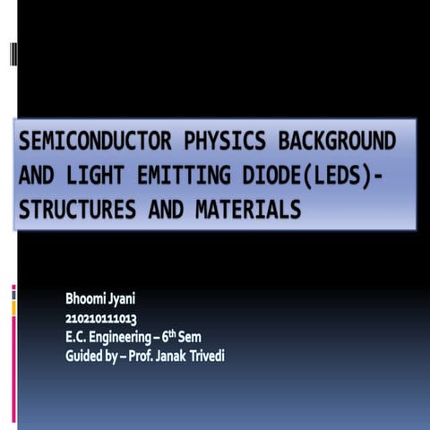 Semiconductor Physics Background and Light Emitting Diode(LEDs)-.pptx