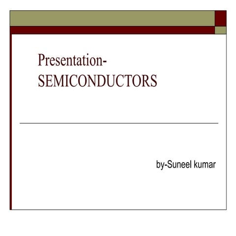 Semiconductors