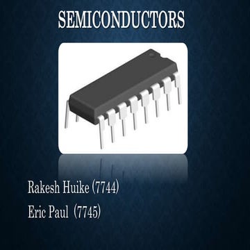 Semiconductors