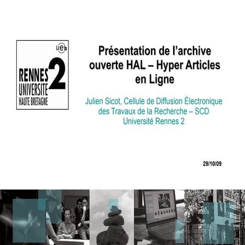 Présentation de HAL - Sensibilisation aux Archives Ouvertes | PPT